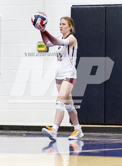 Thumbnail 3 in Saint Jo vs Jonesboro (UIL Volleyball 1A Region 2 Regional) photogallery.