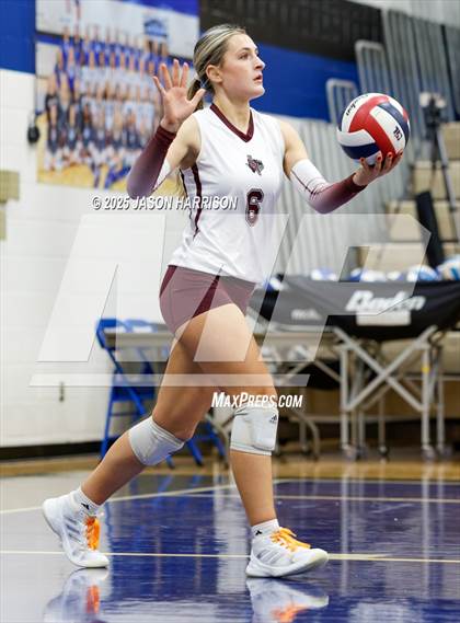 Thumbnail 3 in Saint Jo vs Jonesboro (UIL Volleyball 1A Region 2 Regional) photogallery.