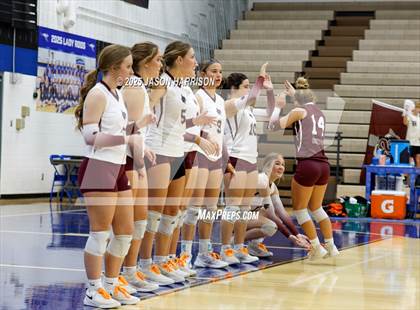 Thumbnail 2 in Saint Jo vs Jonesboro (UIL Volleyball 1A Region 2 Regional) photogallery.