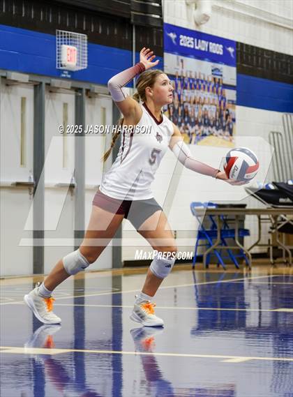 Thumbnail 2 in Saint Jo vs Jonesboro (UIL Volleyball 1A Region 2 Regional) photogallery.