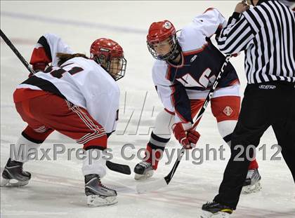 Thumbnail 3 in New Canaan vs. Hall/Conard (CHSGHA Final) photogallery.