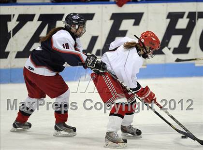 Thumbnail 3 in New Canaan vs. Hall/Conard (CHSGHA Final) photogallery.