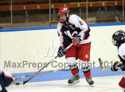 Thumbnail 3 in New Canaan vs. Hall/Conard (CHSGHA Final) photogallery.