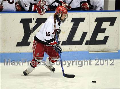 Thumbnail 3 in New Canaan vs. Hall/Conard (CHSGHA Final) photogallery.