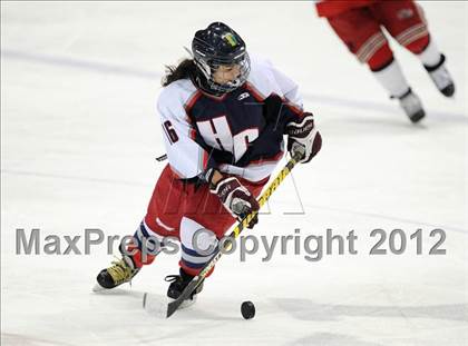 Thumbnail 2 in New Canaan vs. Hall/Conard (CHSGHA Final) photogallery.