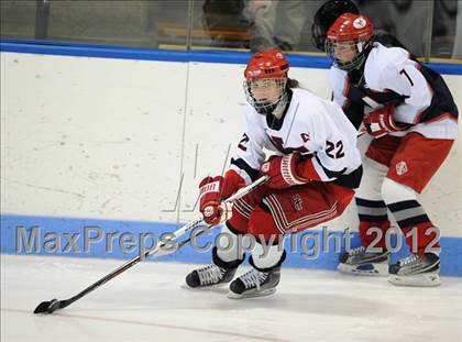 Thumbnail 3 in New Canaan vs. Hall/Conard (CHSGHA Final) photogallery.