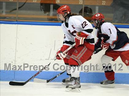 Thumbnail 3 in New Canaan vs. Hall/Conard (CHSGHA Final) photogallery.