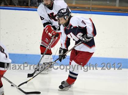 Thumbnail 3 in New Canaan vs. Hall/Conard (CHSGHA Final) photogallery.