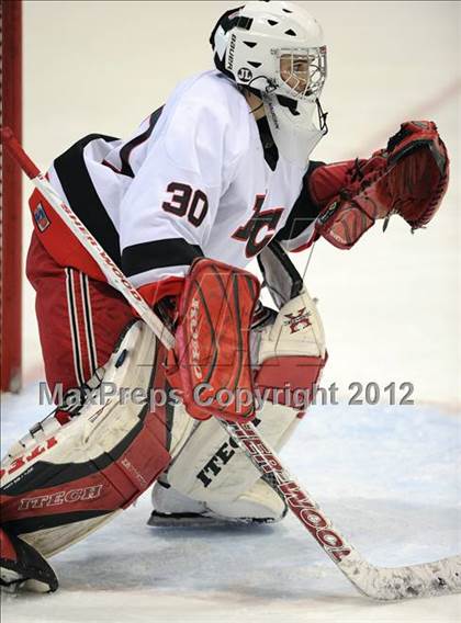 Thumbnail 3 in New Canaan vs. Hall/Conard (CHSGHA Final) photogallery.