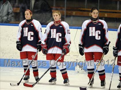 Thumbnail 3 in New Canaan vs. Hall/Conard (CHSGHA Final) photogallery.