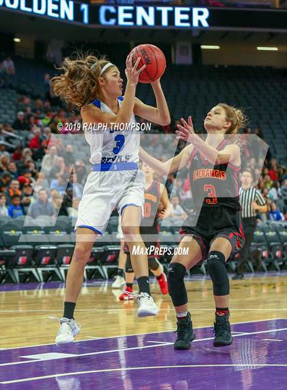 Thumbnail 3 in St. Francis vs. Davis (@ Golden 1) photogallery.