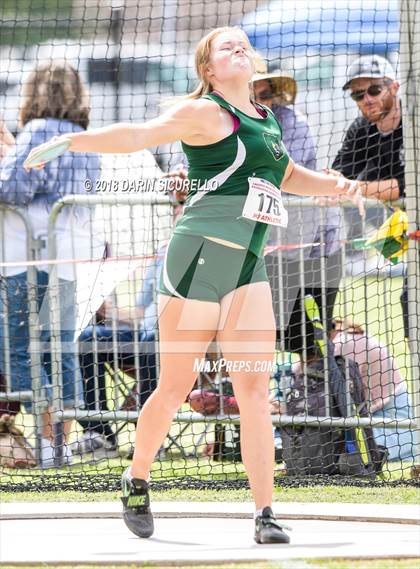 Thumbnail 1 in AIA Track & Field Preliminaries (Girls Discus D1/D2) photogallery.
