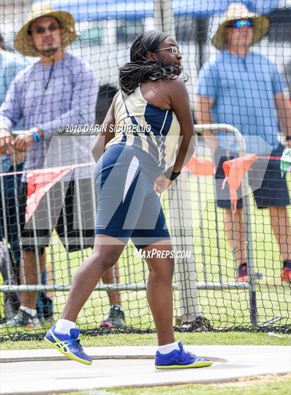 Thumbnail 2 in AIA Track & Field Preliminaries (Girls Discus D1/D2) photogallery.