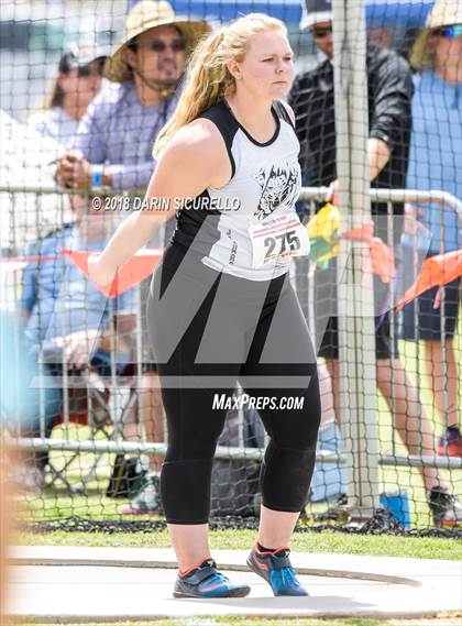Thumbnail 1 in AIA Track & Field Preliminaries (Girls Discus D1/D2) photogallery.