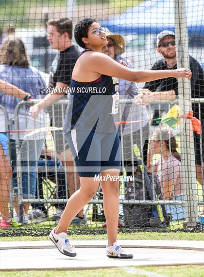 Thumbnail 2 in AIA Track & Field Preliminaries (Girls Discus D1/D2) photogallery.