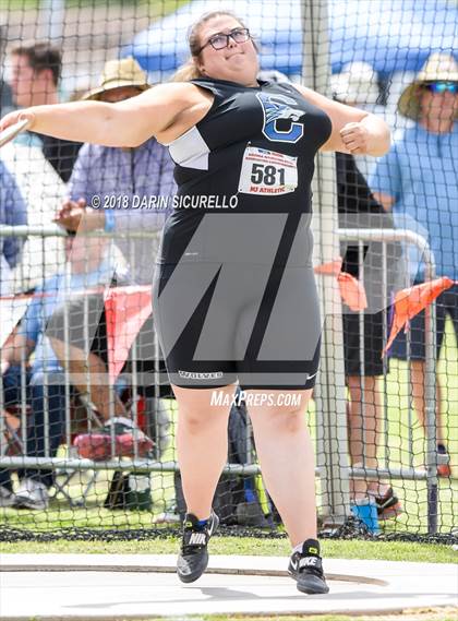 Thumbnail 1 in AIA Track & Field Preliminaries (Girls Discus D1/D2) photogallery.