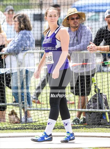 Thumbnail 1 in AIA Track & Field Preliminaries (Girls Discus D1/D2) photogallery.