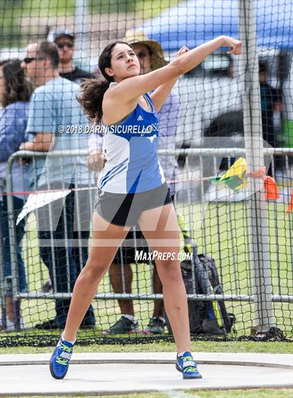 Thumbnail 1 in AIA Track & Field Preliminaries (Girls Discus D1/D2) photogallery.