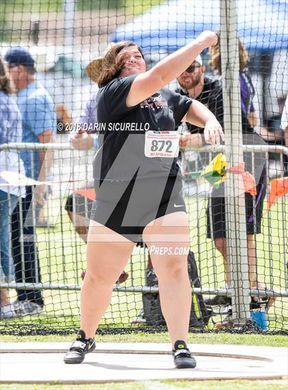Thumbnail 1 in AIA Track & Field Preliminaries (Girls Discus D1/D2) photogallery.