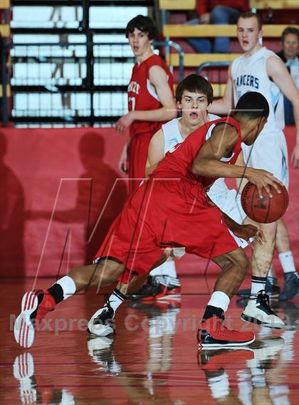 Thumbnail 3 in Maize vs. Shawnee Mission East (McPherson Invitational) photogallery.