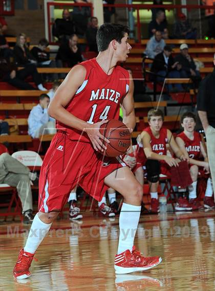 Thumbnail 3 in Maize vs. Shawnee Mission East (McPherson Invitational) photogallery.