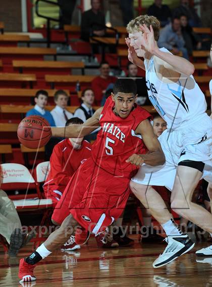 Thumbnail 1 in Maize vs. Shawnee Mission East (McPherson Invitational) photogallery.
