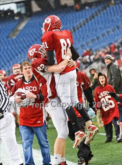 Thumbnail 2 in Masconomet Regional vs. Marshfield (MIAA Division IIA East Final) photogallery.