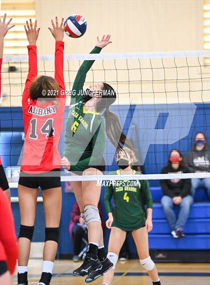 Thumbnail 1 in Albany vs Casa Grande (Tamalpais Tournament) photogallery.
