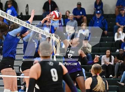 Thumbnail 2 in Barbers Hill vs. College Station (UIL 5A D1 Volleyball Area Playoff) photogallery.