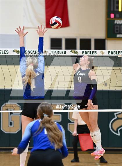 Thumbnail 2 in Barbers Hill vs. College Station (UIL 5A D1 Volleyball Area Playoff) photogallery.