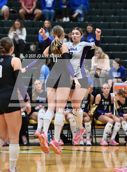 Thumbnail 1 in Barbers Hill vs. College Station (UIL 5A D1 Volleyball Area Playoff) photogallery.