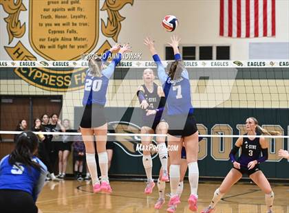 Thumbnail 2 in Barbers Hill vs. College Station (UIL 5A D1 Volleyball Area Playoff) photogallery.
