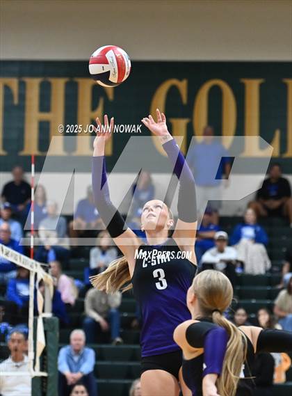Thumbnail 3 in Barbers Hill vs. College Station (UIL 5A D1 Volleyball Area Playoff) photogallery.
