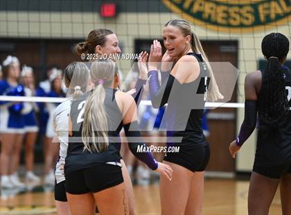 Thumbnail 3 in Barbers Hill vs. College Station (UIL 5A D1 Volleyball Area Playoff) photogallery.