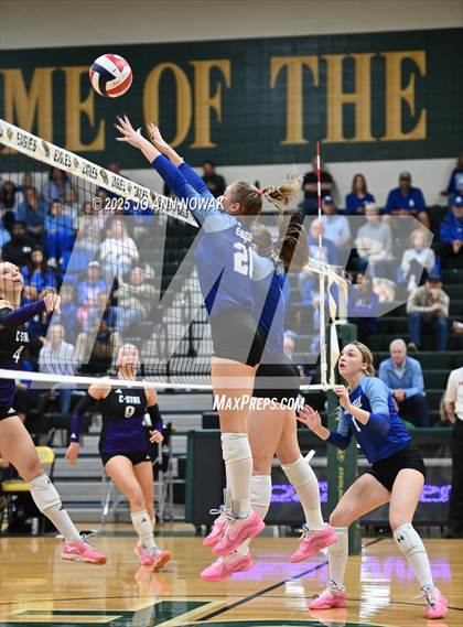 Thumbnail 1 in Barbers Hill vs. College Station (UIL 5A D1 Volleyball Area Playoff) photogallery.