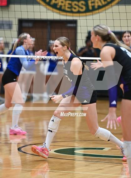 Thumbnail 2 in Barbers Hill vs. College Station (UIL 5A D1 Volleyball Area Playoff) photogallery.