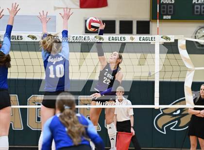 Thumbnail 2 in Barbers Hill vs. College Station (UIL 5A D1 Volleyball Area Playoff) photogallery.