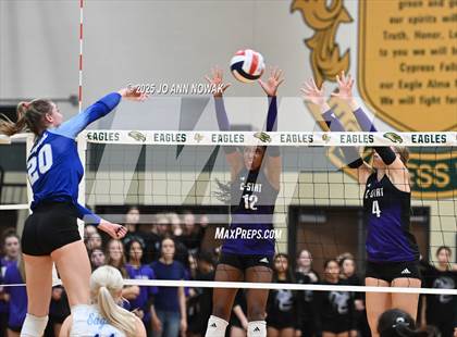 Thumbnail 2 in Barbers Hill vs. College Station (UIL 5A D1 Volleyball Area Playoff) photogallery.