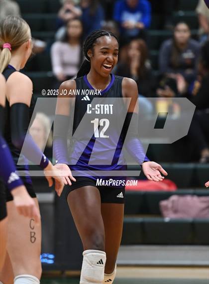 Thumbnail 3 in Barbers Hill vs. College Station (UIL 5A D1 Volleyball Area Playoff) photogallery.