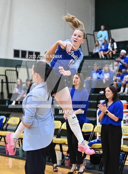 Thumbnail 1 in Barbers Hill vs. College Station (UIL 5A D1 Volleyball Area Playoff) photogallery.