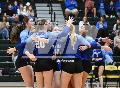 Thumbnail 3 in Barbers Hill vs. College Station (UIL 5A D1 Volleyball Area Playoff) photogallery.