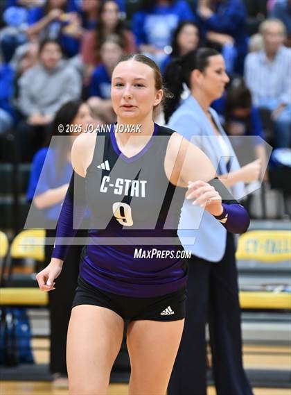 Thumbnail 2 in Barbers Hill vs. College Station (UIL 5A D1 Volleyball Area Playoff) photogallery.