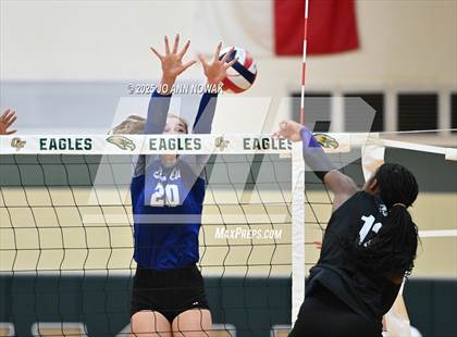Thumbnail 3 in Barbers Hill vs. College Station (UIL 5A D1 Volleyball Area Playoff) photogallery.