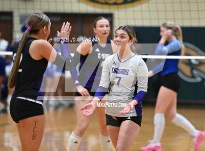 Thumbnail 2 in Barbers Hill vs. College Station (UIL 5A D1 Volleyball Area Playoff) photogallery.