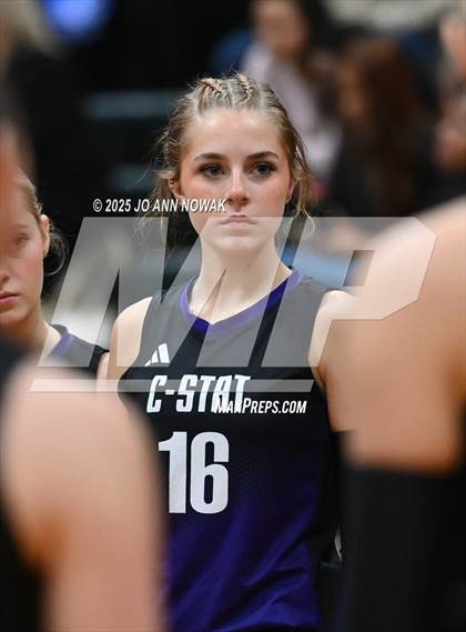 Thumbnail 3 in Barbers Hill vs. College Station (UIL 5A D1 Volleyball Area Playoff) photogallery.