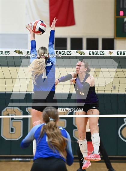Thumbnail 3 in Barbers Hill vs. College Station (UIL 5A D1 Volleyball Area Playoff) photogallery.