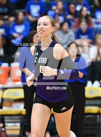 Thumbnail 3 in Barbers Hill vs. College Station (UIL 5A D1 Volleyball Area Playoff) photogallery.