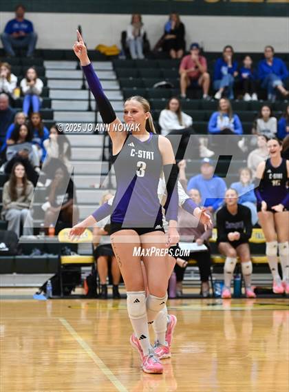 Thumbnail 3 in Barbers Hill vs. College Station (UIL 5A D1 Volleyball Area Playoff) photogallery.