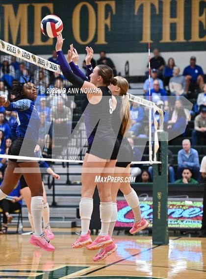 Thumbnail 3 in Barbers Hill vs. College Station (UIL 5A D1 Volleyball Area Playoff) photogallery.