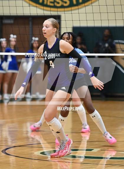 Thumbnail 2 in Barbers Hill vs. College Station (UIL 5A D1 Volleyball Area Playoff) photogallery.